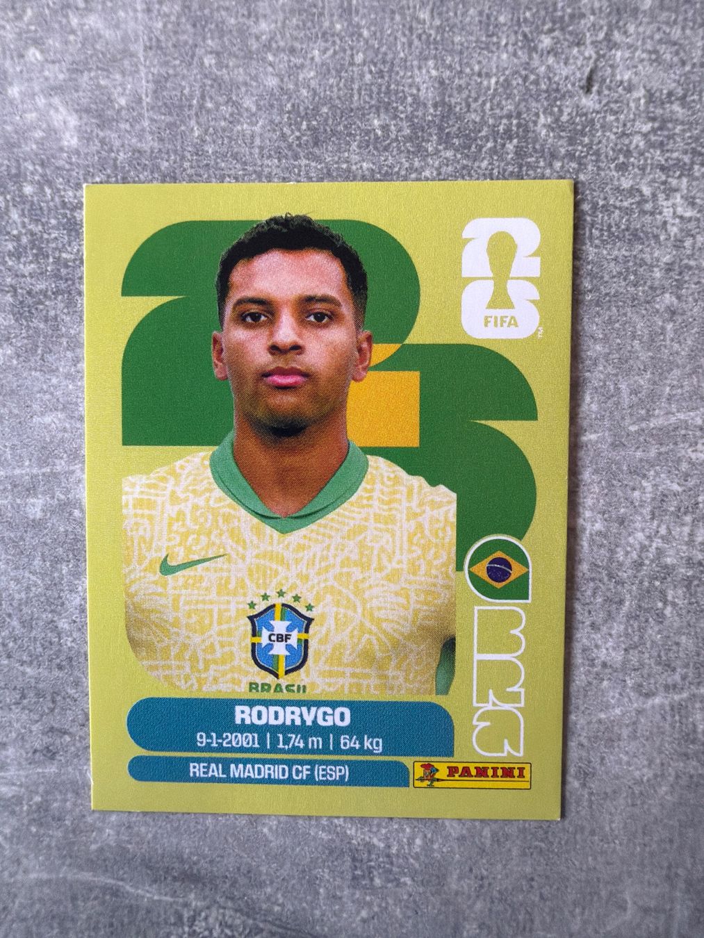 Panini Carte collezionabili: Panini Rodrygo BRA15 – Usato da Pfeffingen venduto da Fantasy1971