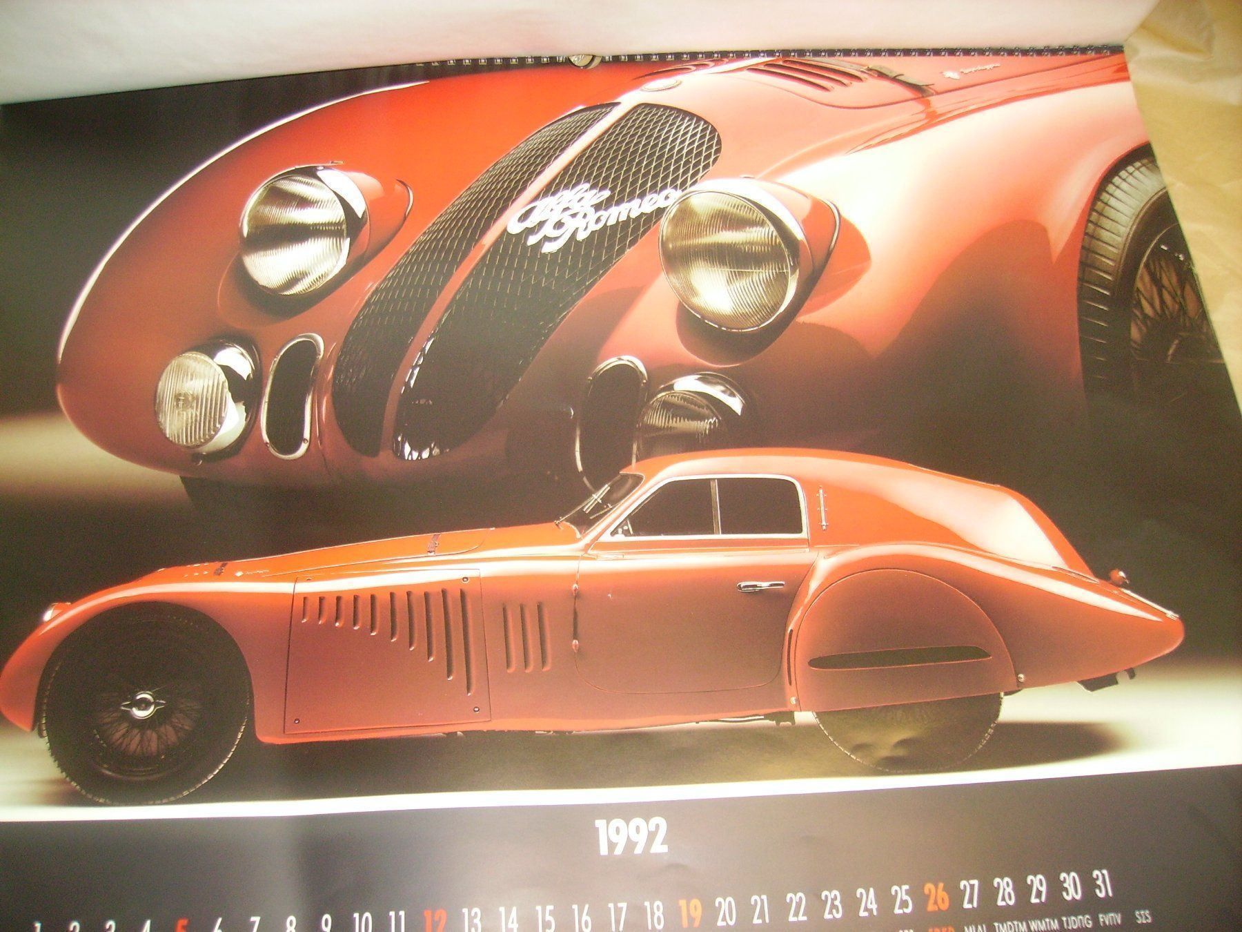 Alfa Romeo Calendari: Kalender  Alfa Romeo 1992 – Usato da Immensee venduto da bubi19 1