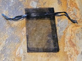 10X 7x5 cm Schmuck Beutel Sack Tüte schwarz Verpackung Box