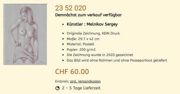 Gemälde: Liquidation !!   Original Gemälde 23 52 020 – Neu (gemäss Beschreibung) aus Hagenbuch ZH von Art-Agency 1