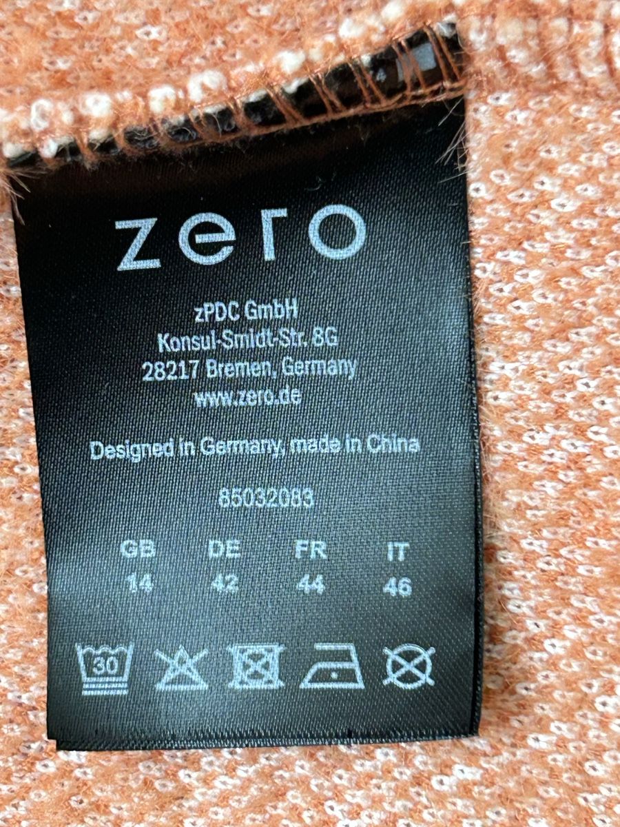 Cappotti: Kurzmantel ZERO, orange/écru, Gr. M – Usato da Reinach BL venduto da meinstil 3