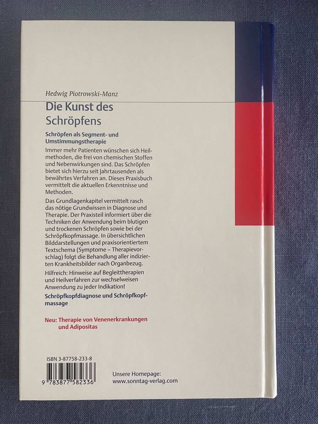 Bücher: Die Kunst des Schröpfens – Neu (gemäss Beschreibung) aus Kriens von Mayang 1