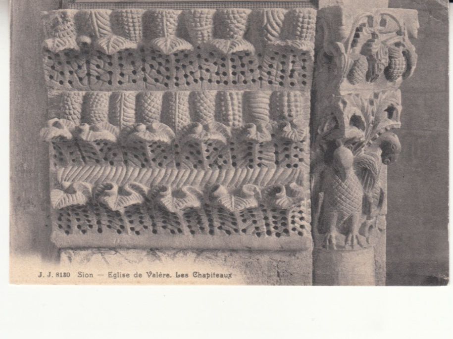 Cartoline postali: Sion Eglise de Valère ca. 1910 – Usato da Bürglen TG venduto da StampGraf