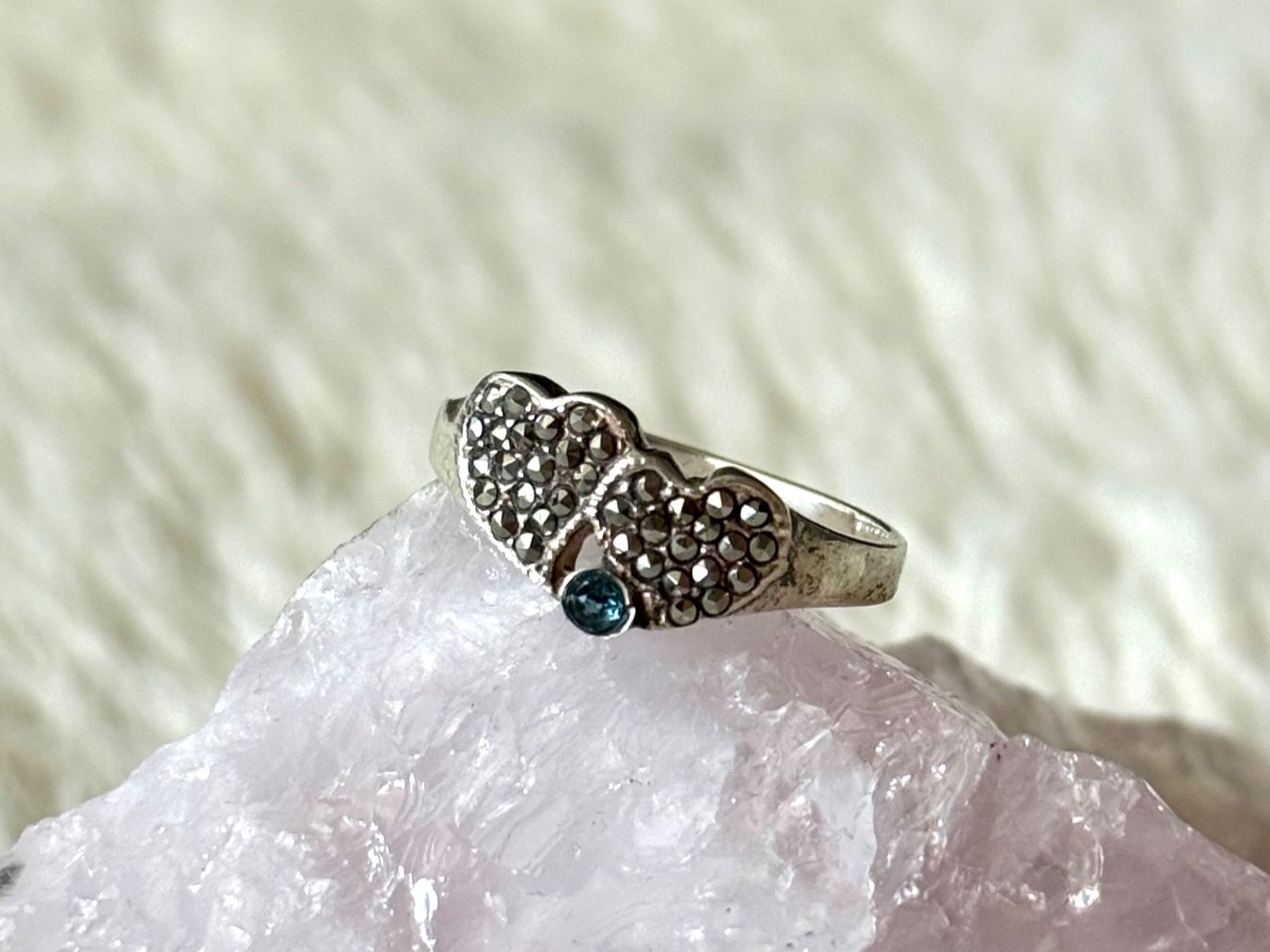 Anelli: Ring Silber 925 mit Herzen – Usato da Istighofen venduto da Ringparadies