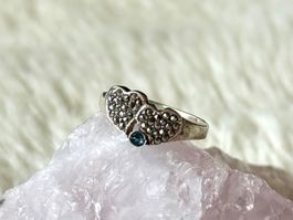 Ring Silber 925 mit Herzen