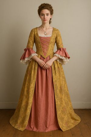 Antikes Kostüm Damenkleid Rokoko Barock Renaissance Theater