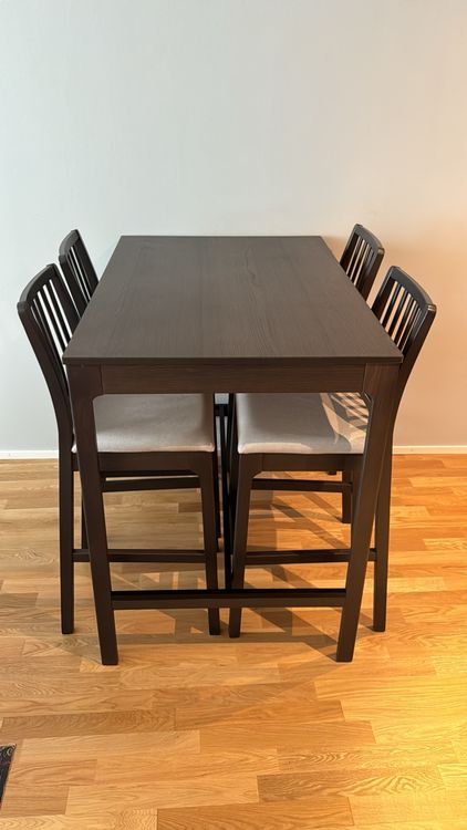 Ikea Ekedalen bar table and chairs | Kaufen auf Ricardo