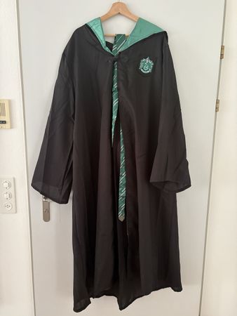 Slytherin Umhang + Zauberstab