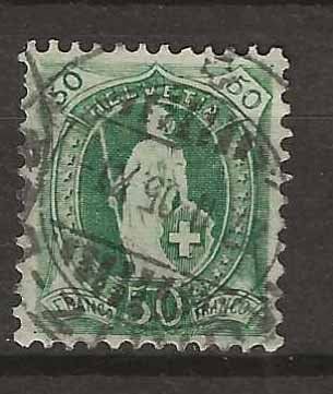 Tutti i francobolli: CH074d - Helvetia debout 74d obl. – Usato da Trélex venduto da Phil_Albert