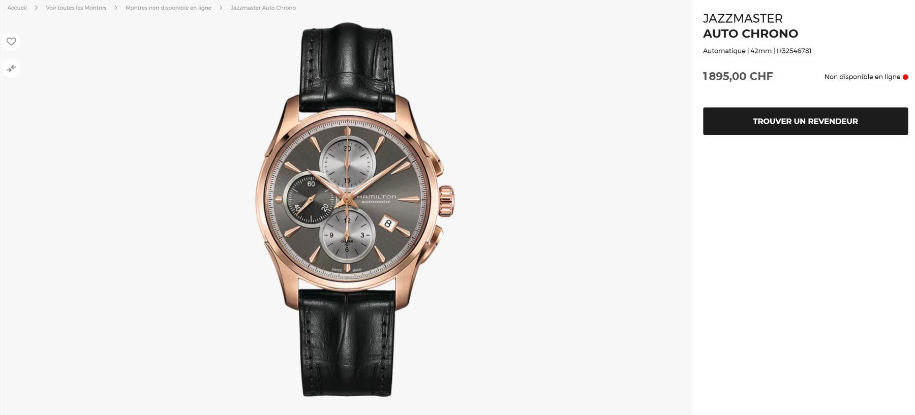 Hamilton Orologi: Montre Hamilton Jazzmaster Auto Chrono – Usato da Cormondrèche venduto da nbo_q6xj 5