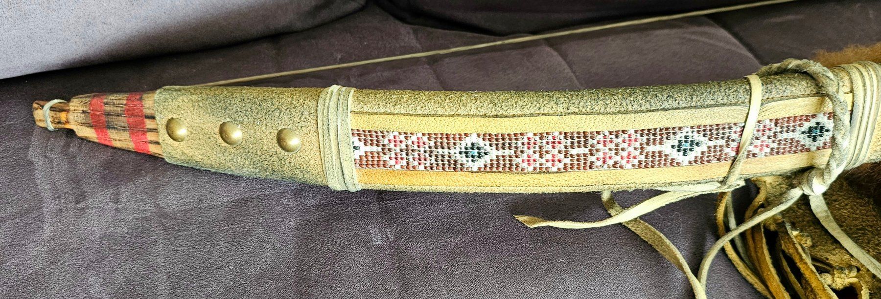 Tiro con l'arco: Original indianischer Bogen mit Pfeilen, handarbeit. – Usato da Neuhausen venduto da Senna4 3
