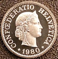 10 Rappen 1980 stgl. / aus Münzsatz