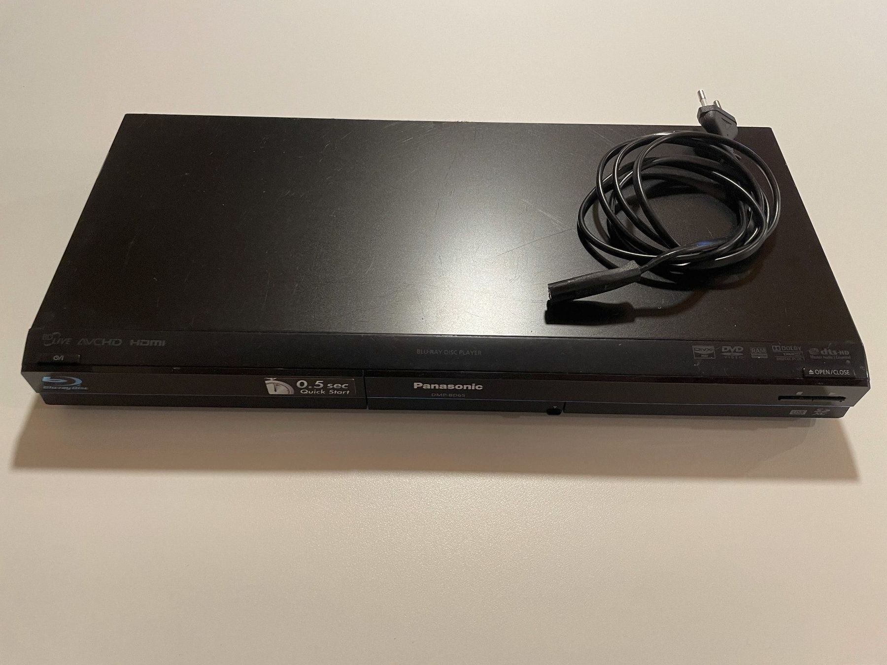 Panasonic Multimediaplayer & Streamer: Blu-ray Player Panasonic DMP-BD65EG-K – Gebraucht aus Affeltrangen von Mowgli_123