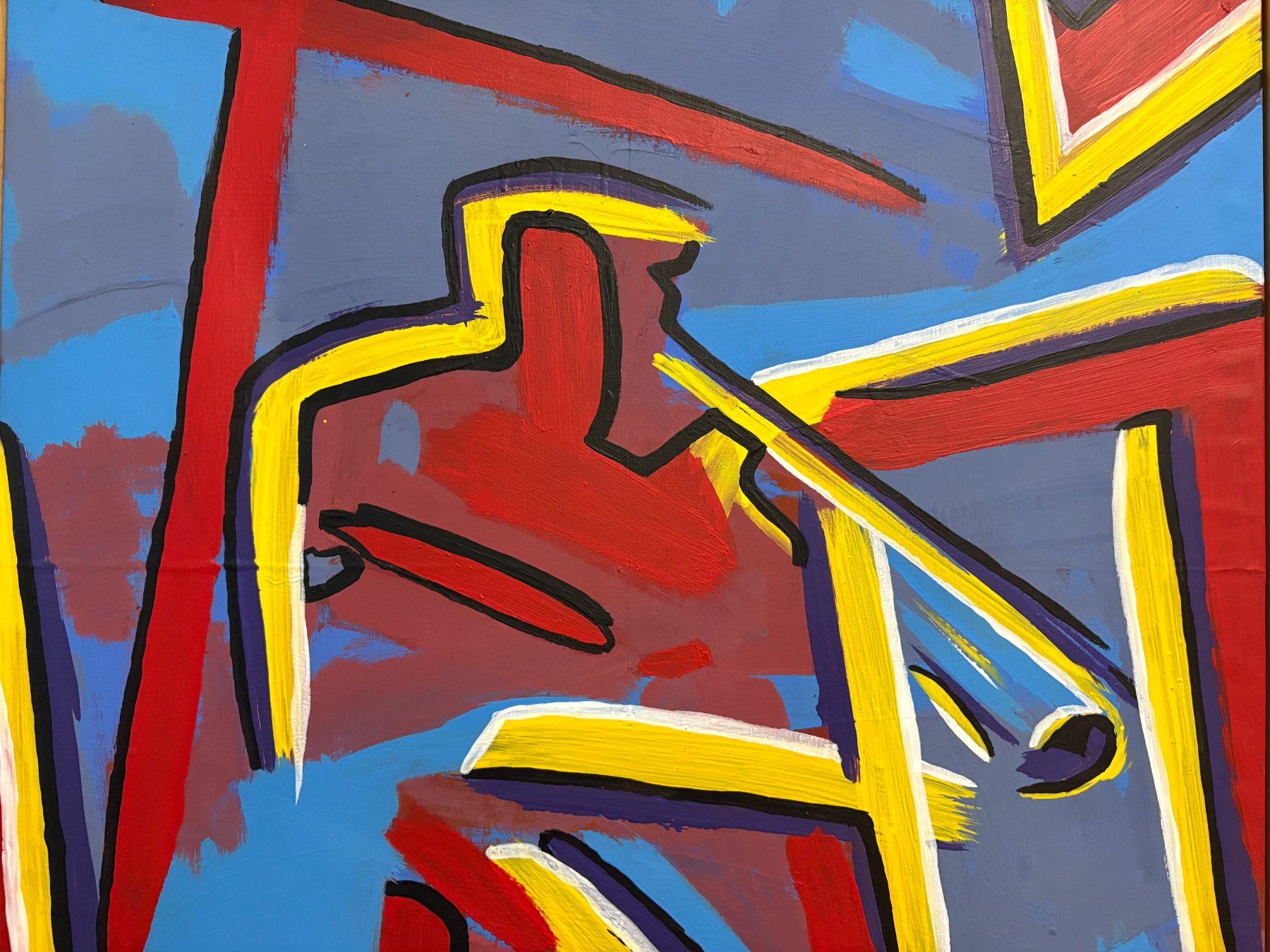 Dipinti: 78x118/ handgemaltes Acryl Gemälde – Usato da Ottenbach venduto da TimelessEmotions. 6