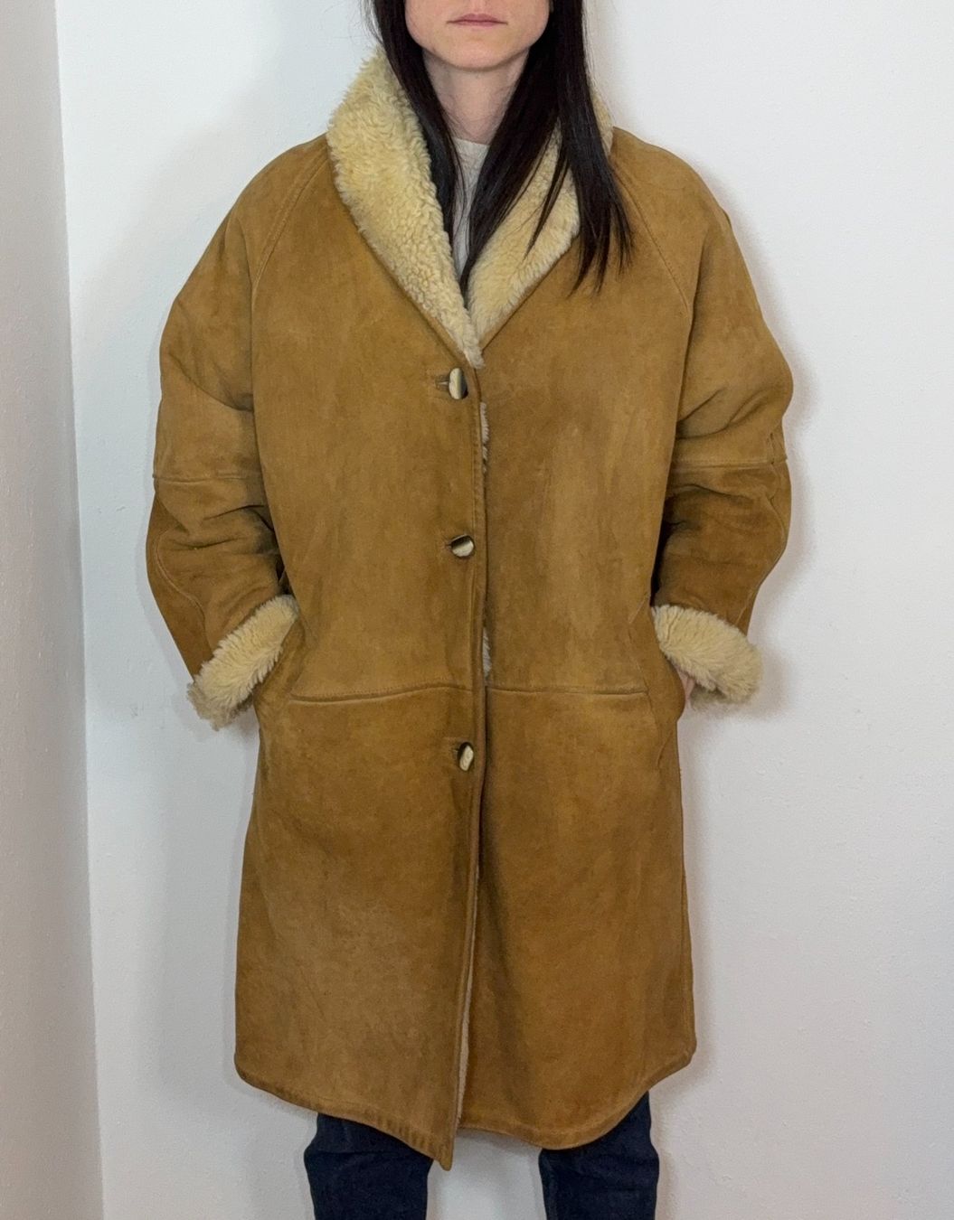 Cappotti: shearling winter coat montone – Usato da Lugano venduto da TheUniversalClothing
