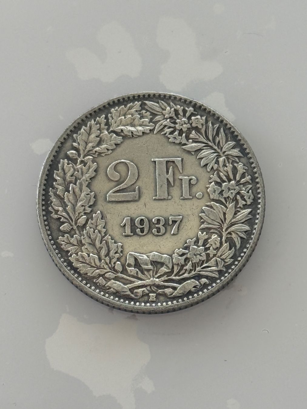 Alle Münzen: 2 Franken 1937  Rar – Gebraucht aus Wallisellen von SWISS_SILVER1 1
