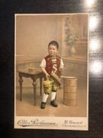 Orig Fotografie Otto Rietmann St. Gallen Knabe in Tracht
