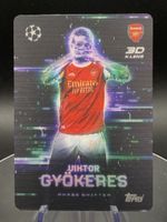 Topps Match Attax 3D X-Lens Uihtor Gyökeres Arsenal PS-VG