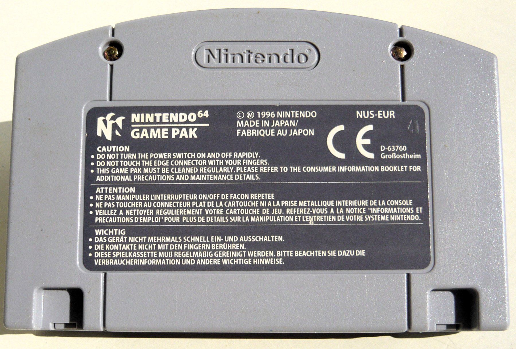 Nintendo Giochi: Nintendo 64 - Super Mario 64 ! – Usato da Onex venduto da Jaguar1986 2