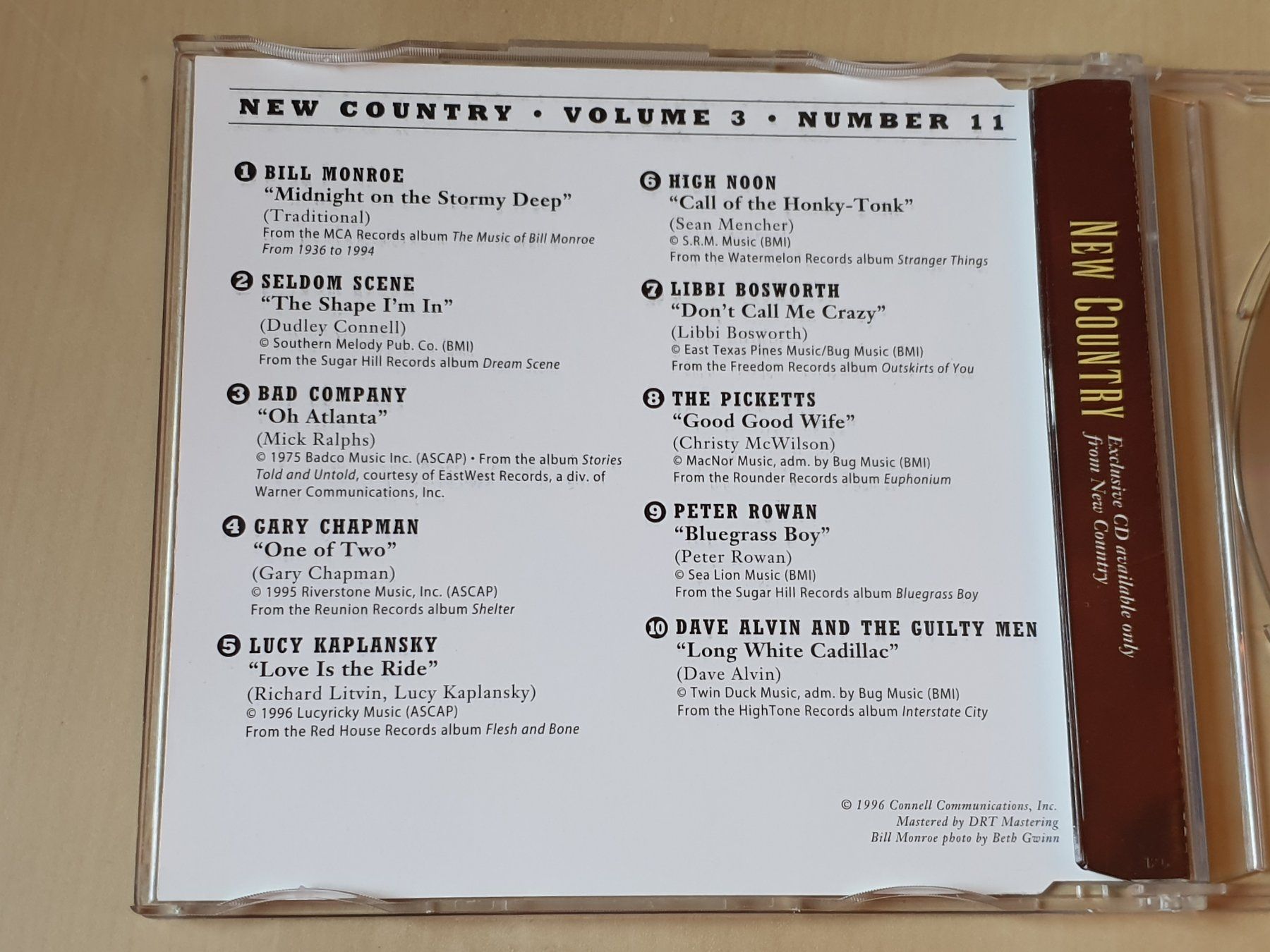 CD: New Country Vol. 3 Number 11 – Usato da Stansstad venduto da collectorsshop 1