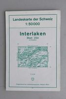 Landeskarte der Schweiz, 1 : 50'000, 254 Interlaken 1971