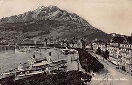 DS URI am Schweizerhofquai in Luzern, gelaufen 1950