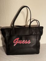 Guess Skools Out Tote Handtasche, Schwarz Top Zustand! S