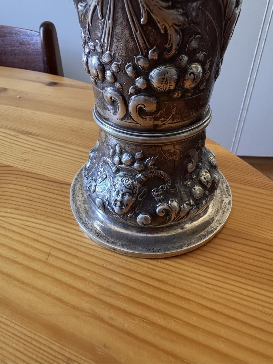 Vasen & Gefässe: Vase ancien argenté massif – Gebraucht aus Vésenaz von Angela.C3 2