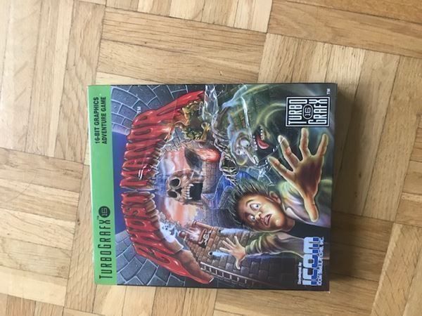 Ghost Manor Factory Sealed TurboGrafx (Neu und originalverpackt