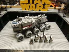 LEGO Star Wars Transporter mit Figuren guter Zustand
