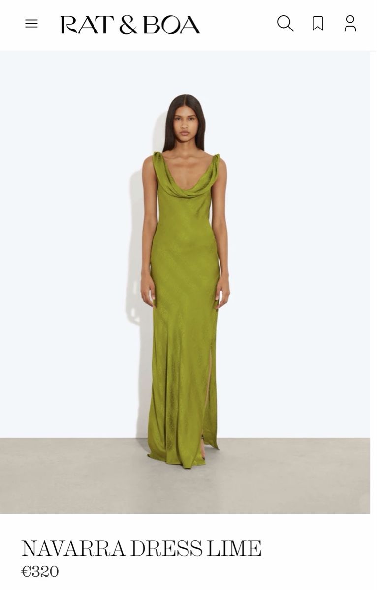 Vestiti: Rat & Boa Lime Navarra Maxi Kleid – Usato da Basel venduto da jfa_5rzf