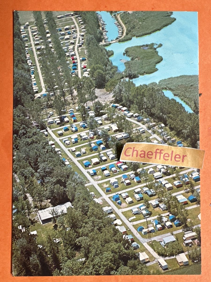 Ansichtskarten: 1975 3236 Gampelen - Campingplatz TCS – Gebraucht aus Zürich von Chaeffeler
