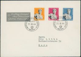 1944 - Olympiade - Ersttagsbrief FDC ET - Gaudard