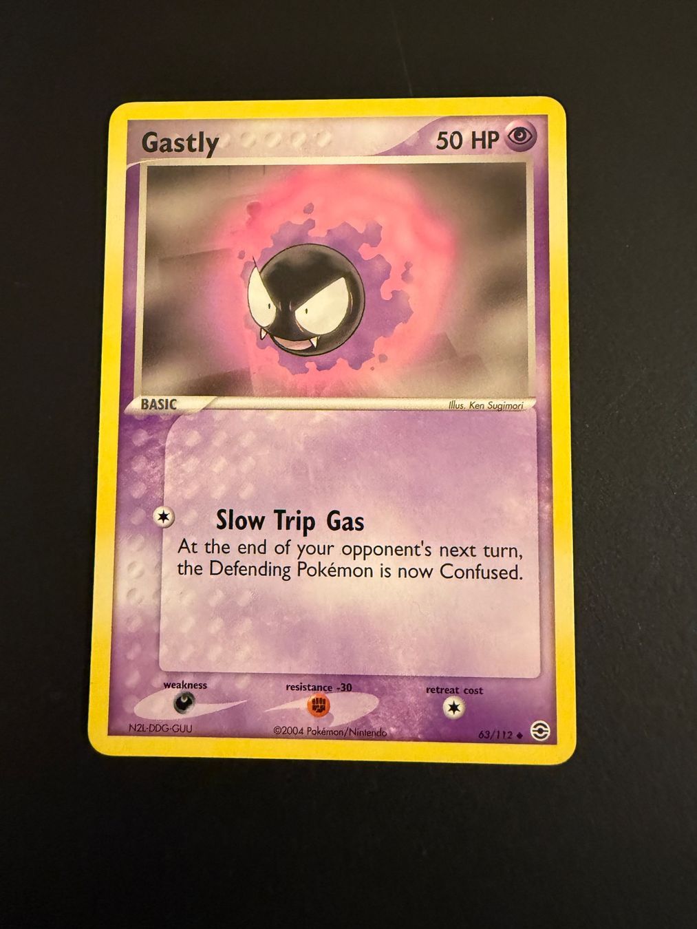 Pokémon Carte collezionabili: GASTLY 63/112 EX FireRed & LeafGreen – Usato da Zürich venduto da pokemon_cards