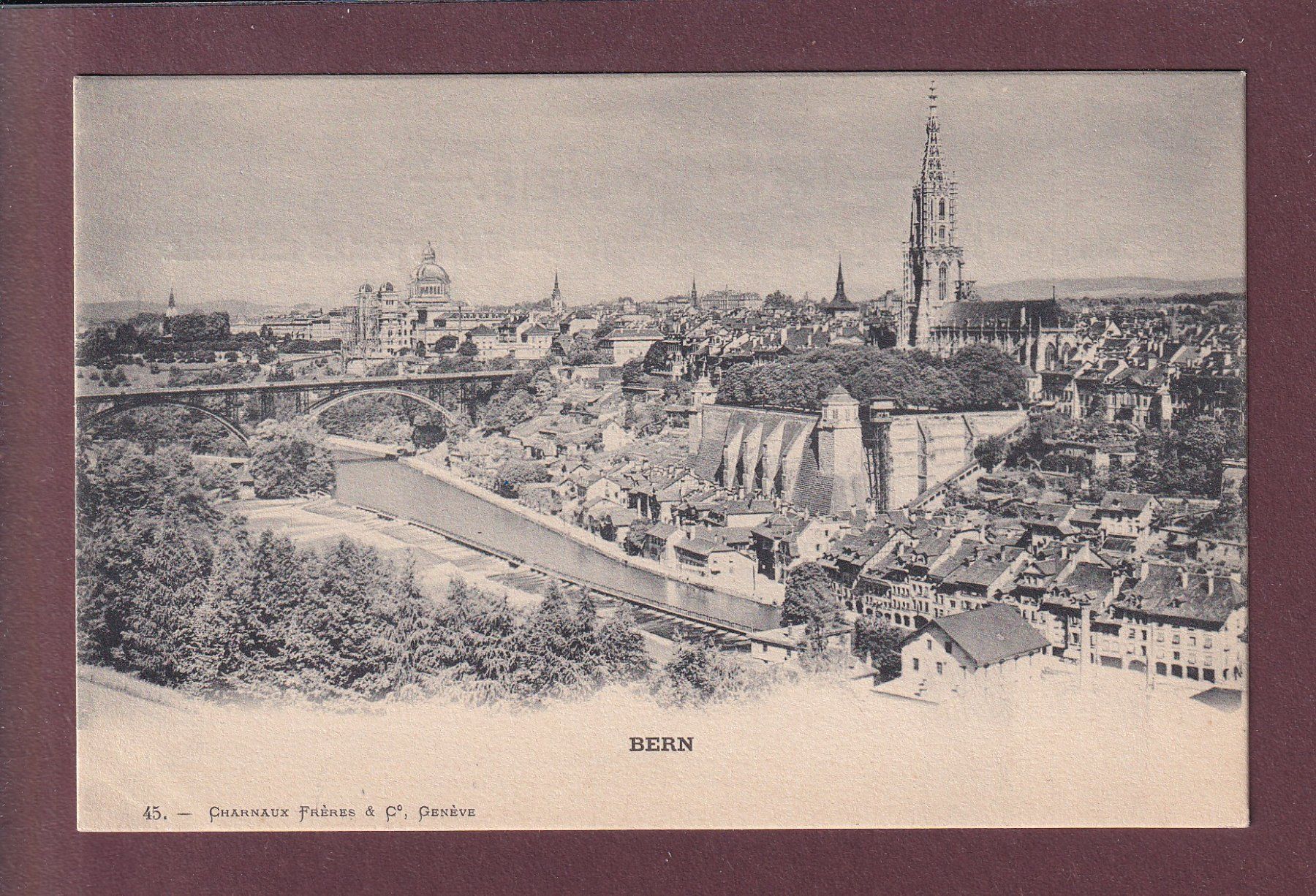 Cartoline postali: BERN - Charnaux Frères – Usato da Pully venduto da nicecards