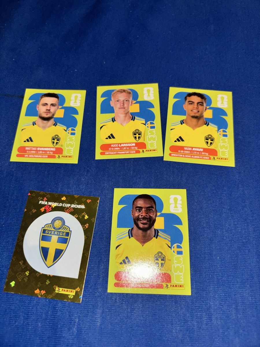 Panini Carte collezionabili: Schweden 5x panini – Nuovo (secondo la descrizione) da Olten venduto da Melxnie_46