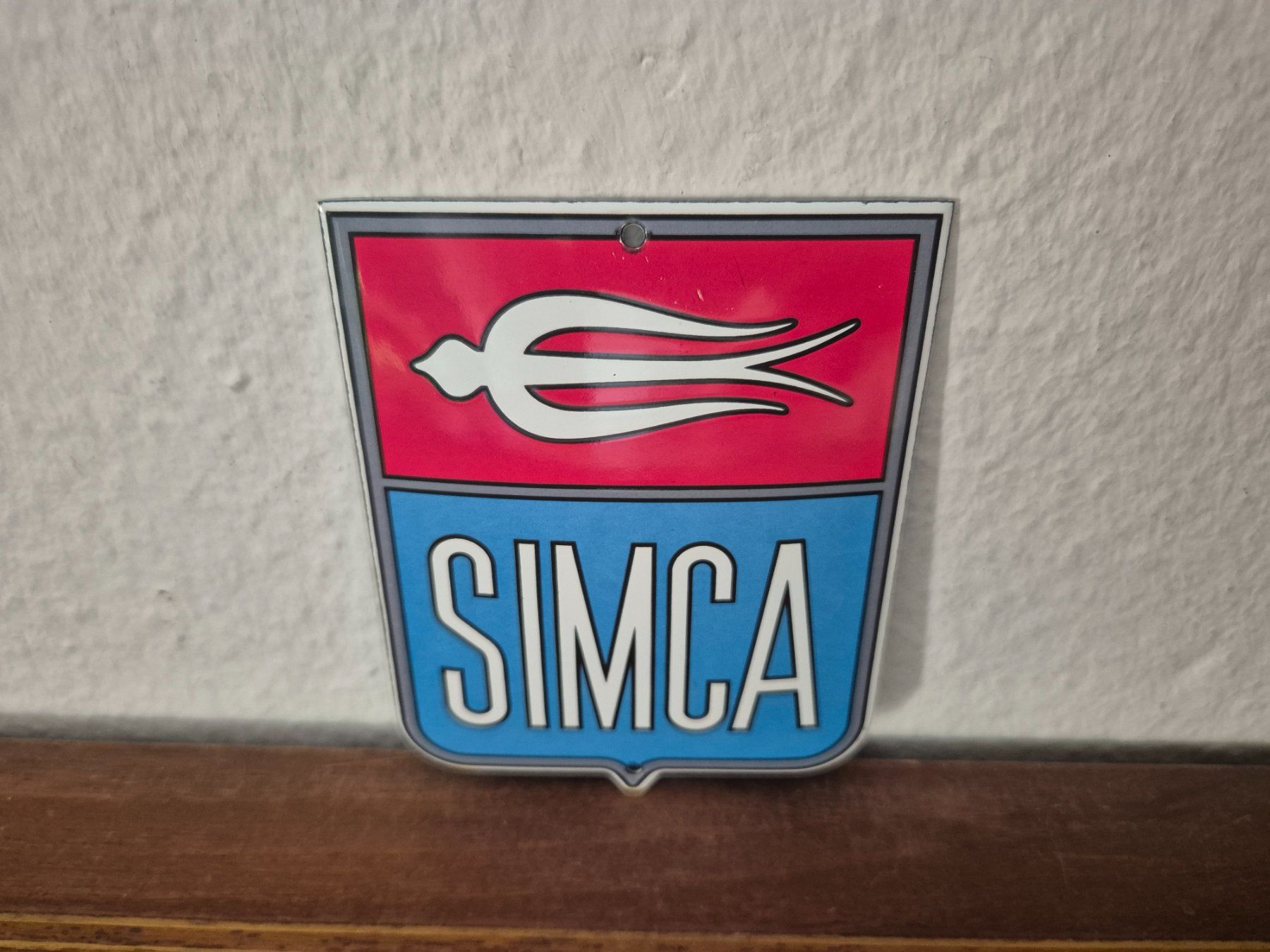Simca Insegne: Emailschild Simca Auto Oldtimer Werkstatt Emaille Schild – Nuovo (secondo la descrizione) da Schaffhausen venduto da pfanis09 2