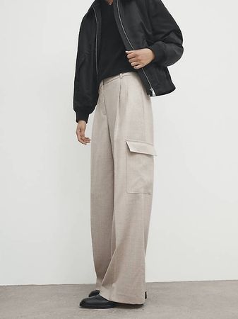Massimo Dutti Cargo Hose für Damen