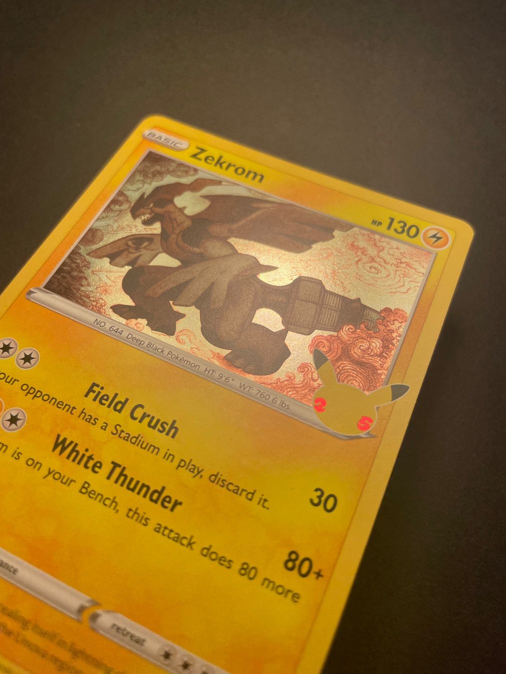Pokémon Carte collezionabili: Zekrom Holo Celebrations 010/025 – Usato da Zürich venduto da pokemon_cards 1