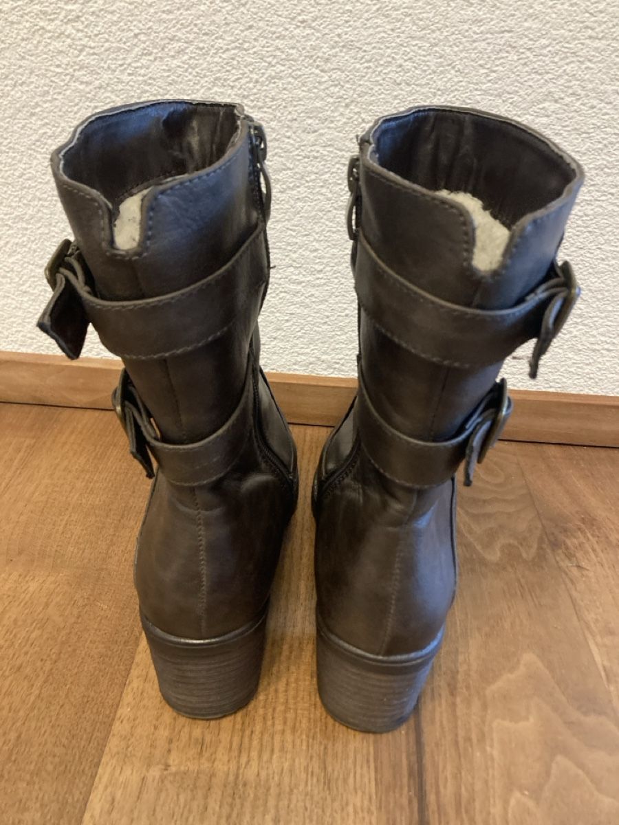 Rieker Scarpe da donna: Endet 4.Juni- Winterstiefel- halbhoch, Gr.37 – Usato da Marthalen venduto da 052michi 1
