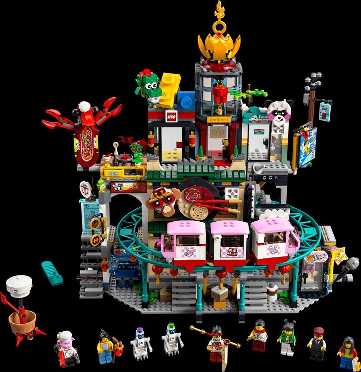 Lego 80036 Monkie Kid Stadt der Laternen (Neu und originalverpackt) in ...