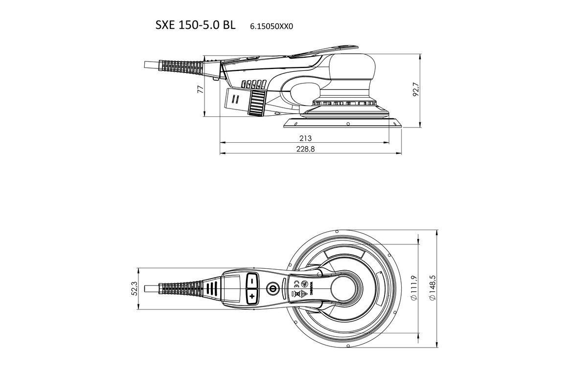 Smerigliatrici & Lucidatrici: Metabo SXE 150-5.0 BL Exzenterschleifer – Nuovo e nell'imballaggio originale da Bottighofen venduto da zaap 2