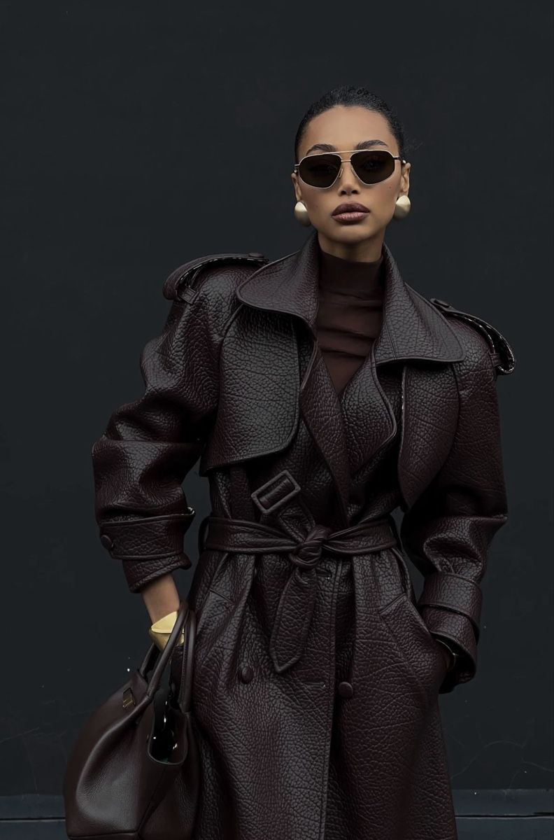 Cappotti: KAOA Mantel - BROWN GABARDINE WITH TEXTURE – Nuovo e nell'imballaggio originale da Bern venduto da ishan128 3