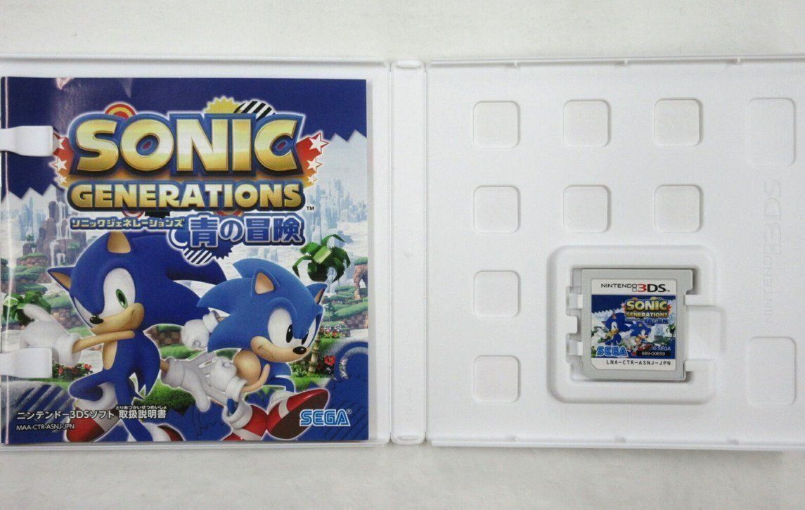 Nintendo Giochi: SONIC GENERATIONS (JAP) - NINTENDO 3DS – Usato da Spiegel b. Bern venduto da Natix 1