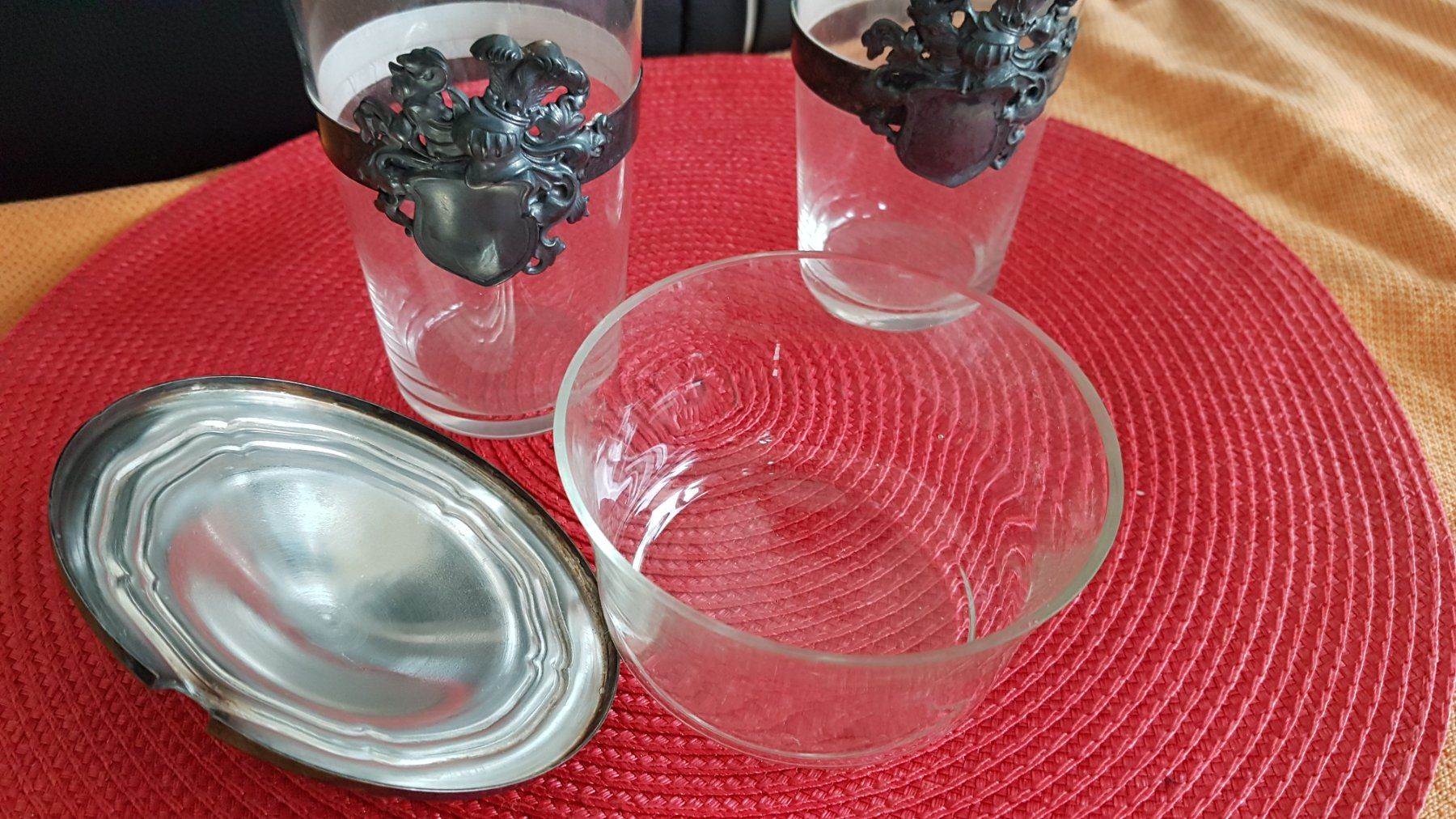 Bicchieri: Glass- set antik – Usato da Biel / bienne venduto da Sarouch9 4