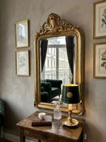 Goldiger spätbar. bis Louis-XV/Louis XVI Spiegel