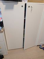 Abschliessbarer Büroschrank Weiss 