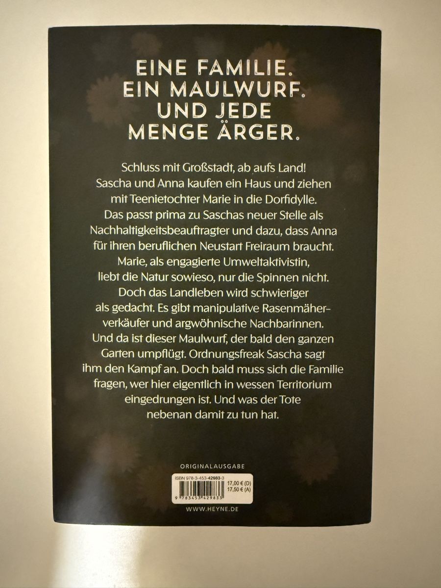 Bücher: Mark Spörrle "Der Maulwurf" Roman – Gebraucht aus Luzern von ymuehl 1