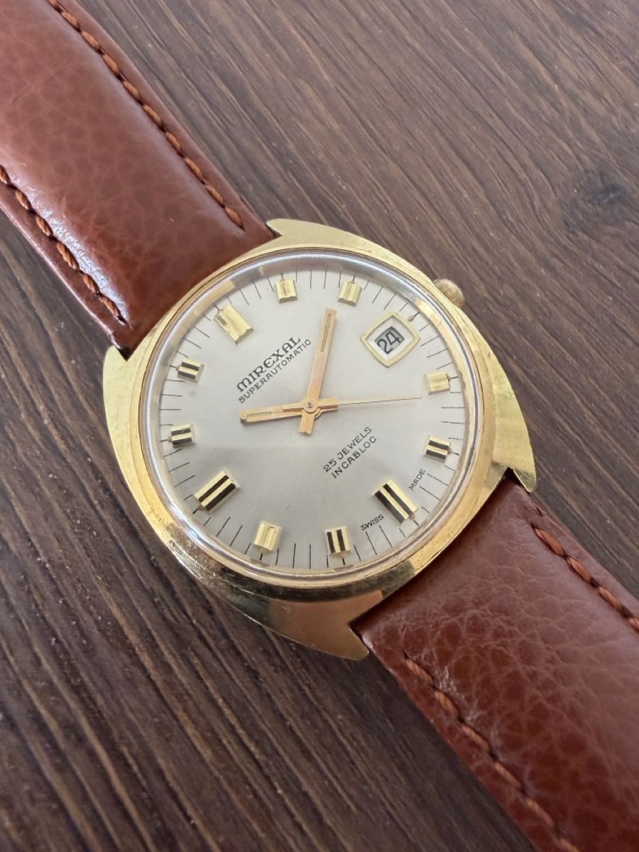 Mirexal Orologi: Mirexal SuperAutomatic ETA vergoldet uhr – Usato da Zürich venduto da Rocola26 6