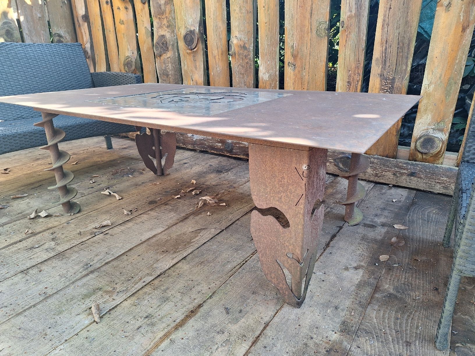 Tavoli: Rustikaler Gartentisch / aus Metall – Usato da Malters venduto da chaufhuesli